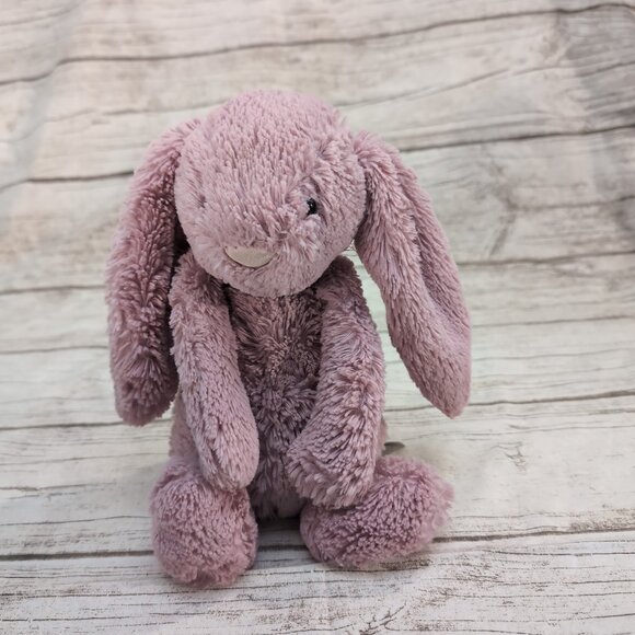 Jellycat Bashful Bunny Medium Rosa Rose Pink - Picture 1 of 7
